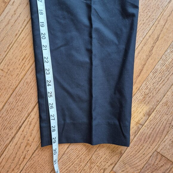 Banana Republic Slim Fit Non Iron Black Stretch Cotton Dress Pants - Picture 14 of 14